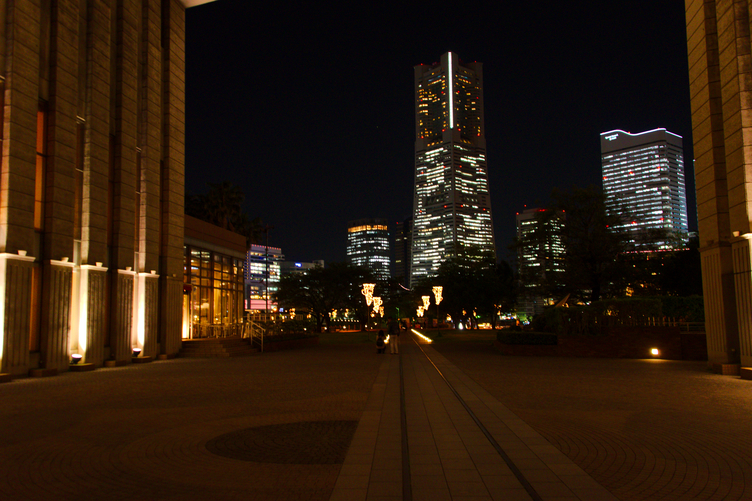 Yokohama Landmark Tower at Night