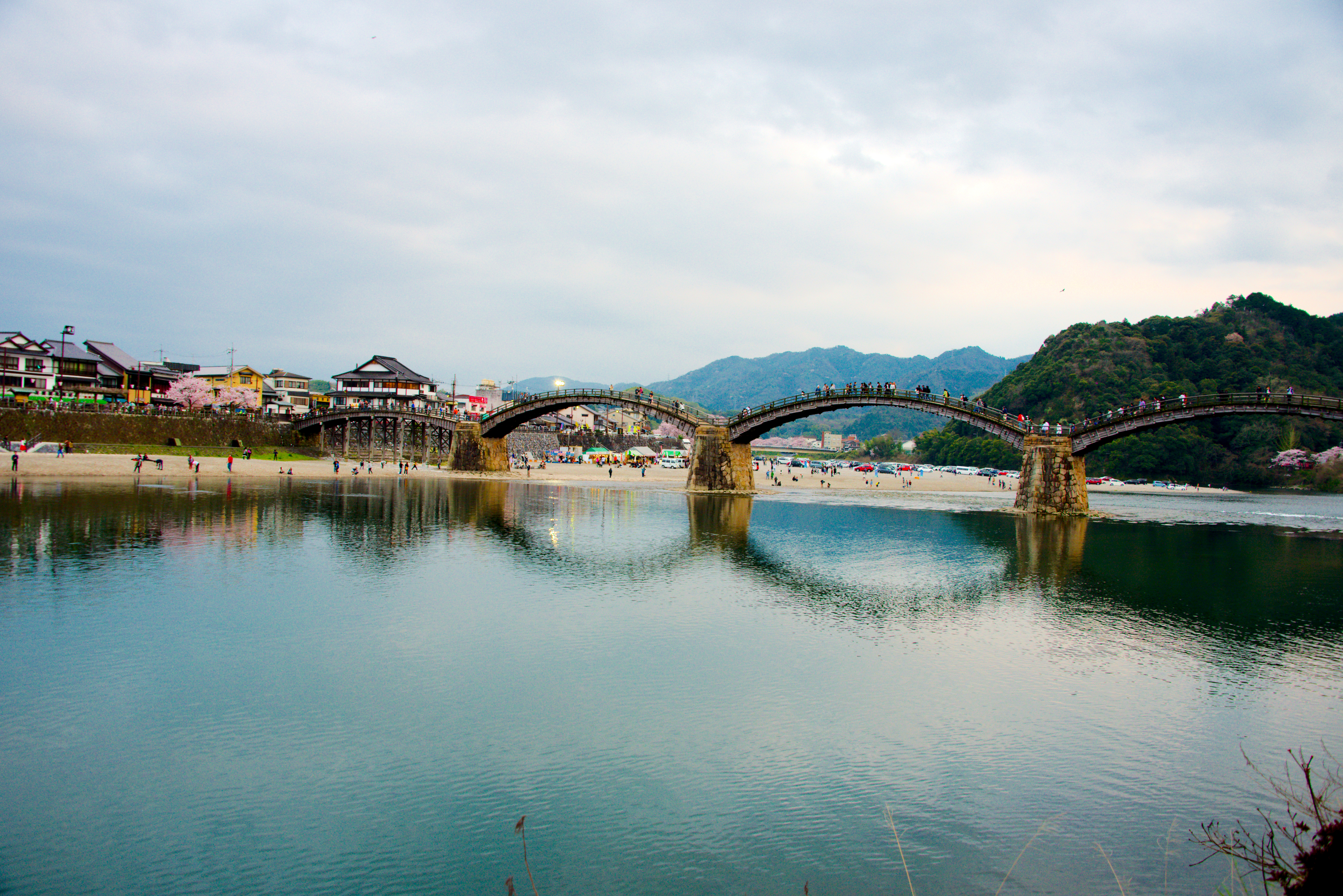 Kintai Bridge at Iwakuni in Yamaguchi Prefecture