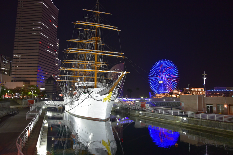 Nippon Maru docked in Yokohama